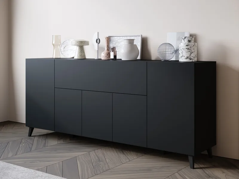 skap Kommode PHUKET 180 svart - Oppbevaring - Oppbevaringsmøbler - Sideboard & skjenker