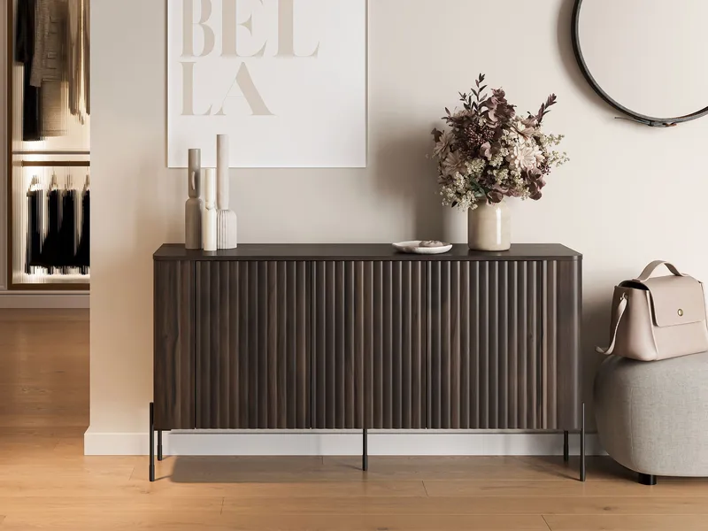 skap NO_BRAND Kommode VERA 150 brun - Oppbevaring - Oppbevaringsmøbler - Sideboard & skjenker