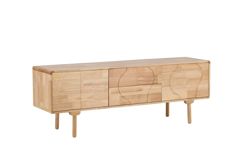 Skap VIND Skärhamn Natur 45 x 180 x 65 - natur - Oppbevaring - Oppbevaringsmøbler - Sideboard & skjenker