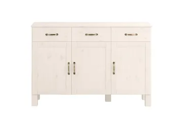 Skjenk Alby 125x38x85 cm, Hvit - 125x38x85 cm, Hvit - Oppbevaring - Oppbevaringsmøbler - Sideboard & skjenker