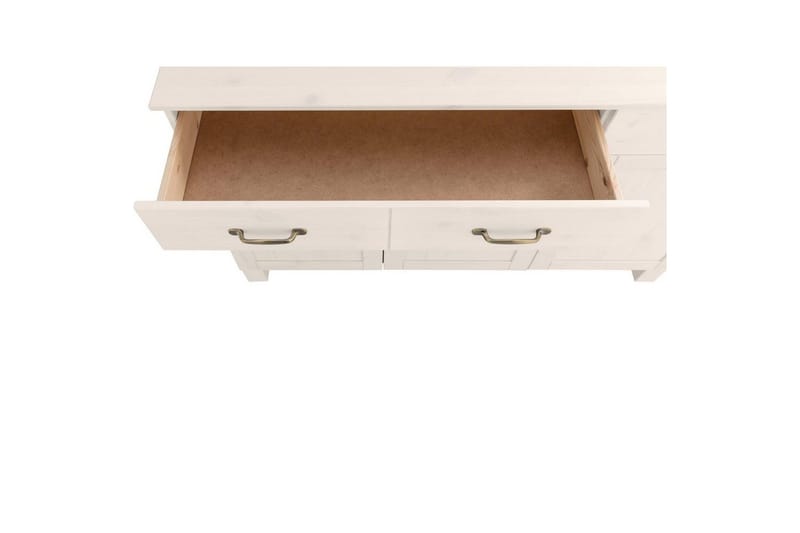 Skjenk Alby 125x38x85 cm, Hvit - 125x38x85 cm, Hvit - Oppbevaring - Oppbevaringsmøbler - Sideboard & skjenker