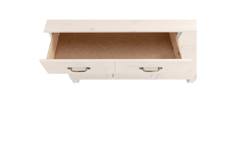 Skjenk Alby 125x38x85 cm, Hvit - 125x38x85 cm, Hvit - Oppbevaring - Oppbevaringsmøbler - Sideboard & skjenker