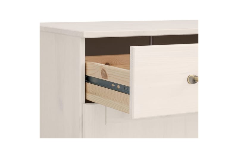 Skjenk Alby 125x38x85 cm, Hvit - 125x38x85 cm, Hvit - Oppbevaring - Oppbevaringsmøbler - Sideboard & skjenker