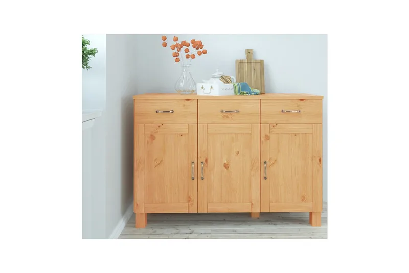 Skjenk Alby 125x38x85 cm, Natur - 125x38x85 cm, Natur - Oppbevaring - Oppbevaringsmøbler - Sideboard & skjenker