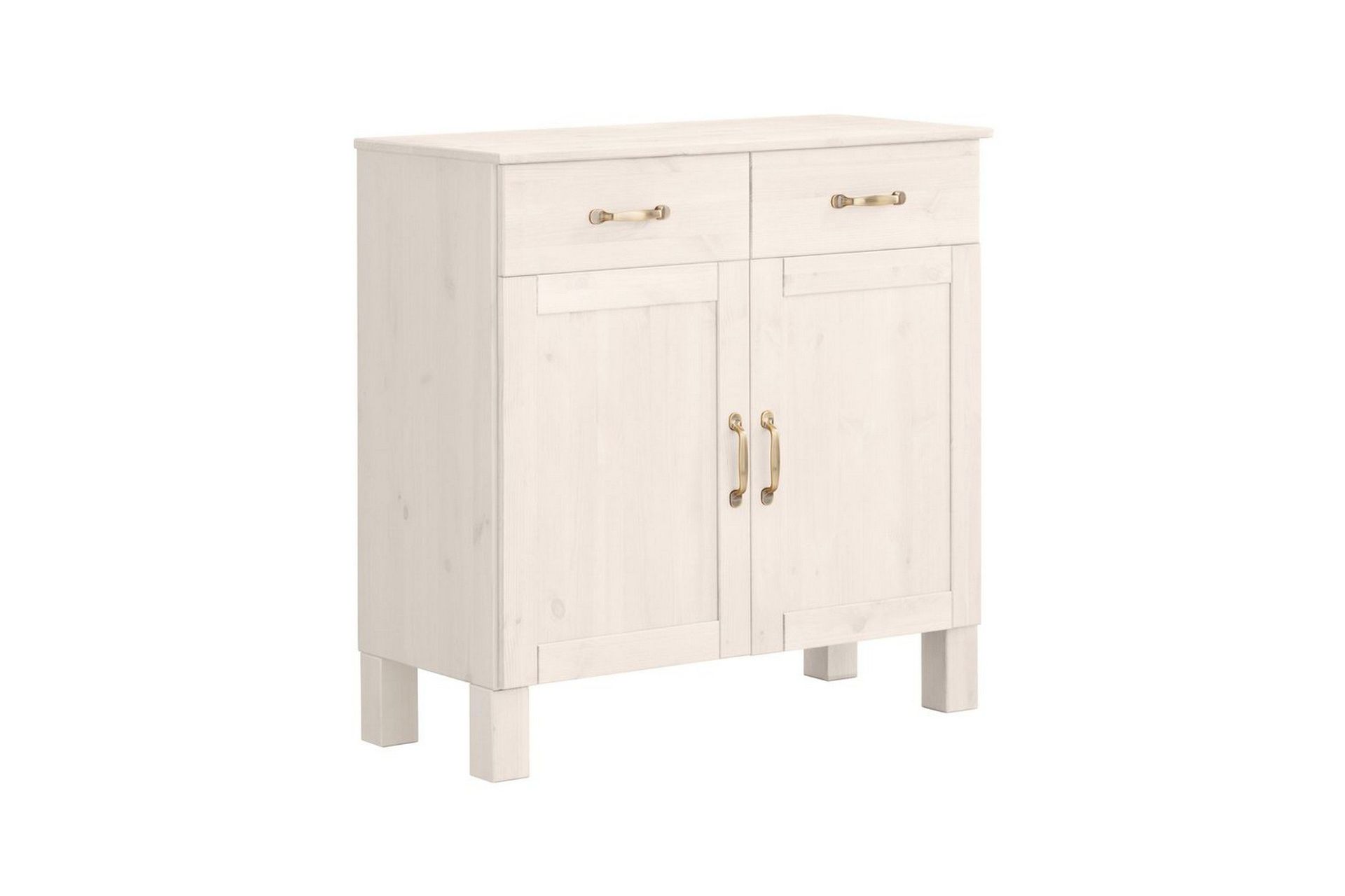 Skjenk Alby 85x38x85 cm, Hvit - 85x38x85 cm, Hvit
