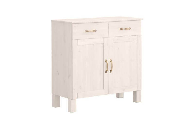 Skjenk Alby 85x38x85 cm, Hvit, 85x38x85 cm, Hvit