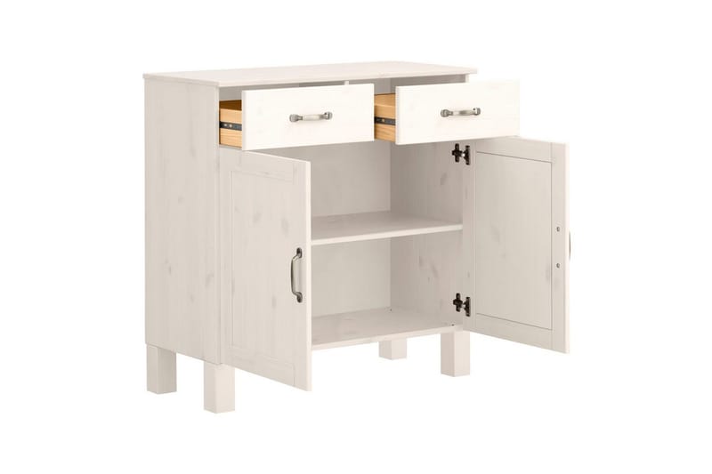 Skjenk Alby 85x38x85 cm, Hvit - 85x38x85 cm, Hvit - Oppbevaring - Oppbevaringsmøbler - Sideboard & skjenker