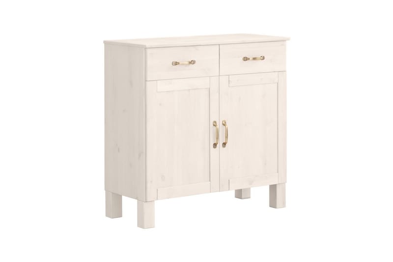 Skjenk Alby 85x38x85 cm, Hvit - 85x38x85 cm, Hvit - Oppbevaring - Oppbevaringsmøbler - Sideboard & skjenker