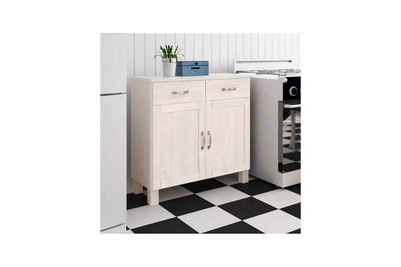 Skjenk Alby 85x38x85 cm, Hvit - 85x38x85 cm, Hvit - Oppbevaring - Oppbevaringsmøbler - Sideboard & skjenker