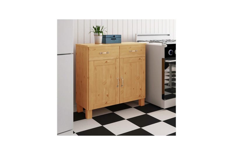 Skjenk Alby 85x38x85 cm, Natur - 85x38x85 cm, Natur - Oppbevaring - Oppbevaringsmøbler - Sideboard & skjenker