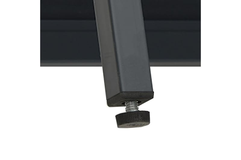 Skjenk antrasitt 105x35x70 cm stål og glass - Antrasittgrå - Sideboard & skjenker