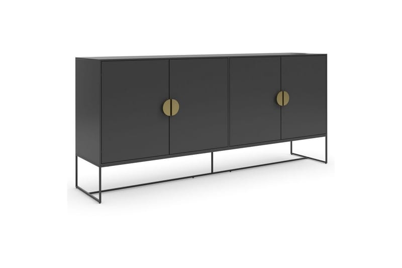 Skjenk Asia Antrasitt - Antrasitt - Oppbevaring - Oppbevaringsmøbler - Sideboard & skjenker