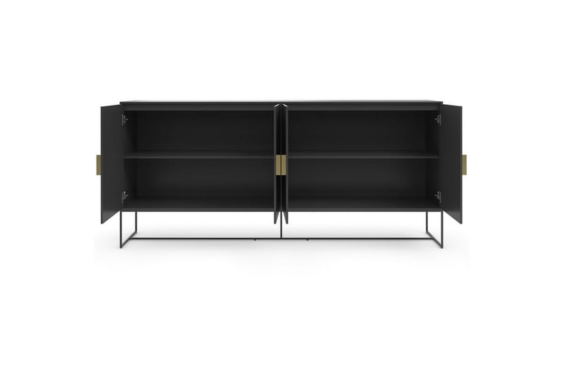 Skjenk Asia Antrasitt - Antrasitt - Oppbevaring - Oppbevaringsmøbler - Sideboard & skjenker