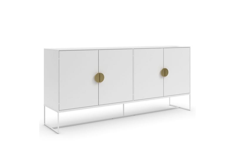 Skjenk Asia Hvit - Hvit - Oppbevaring - Oppbevaringsmøbler - Sideboard & skjenker