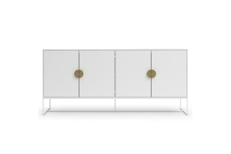 Skjenk Asia Hvit - Hvit - Oppbevaring - Oppbevaringsmøbler - Sideboard & skjenker
