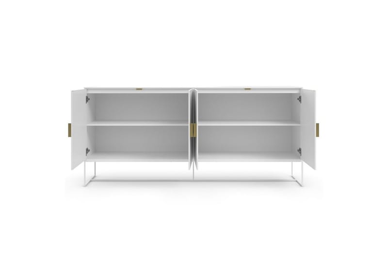 Skjenk Asia Hvit - Hvit - Oppbevaring - Oppbevaringsmøbler - Sideboard & skjenker