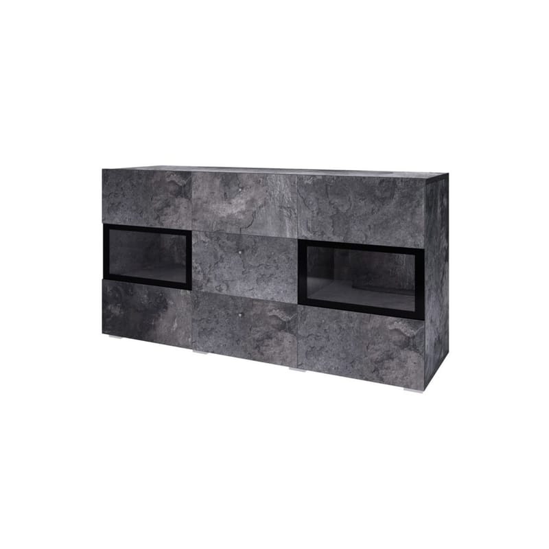 Skjenk Baros 2 Dører med 3 Skuffer - Skifer - Oppbevaring - Oppbevaringsmøbler - Sideboard & skjenker