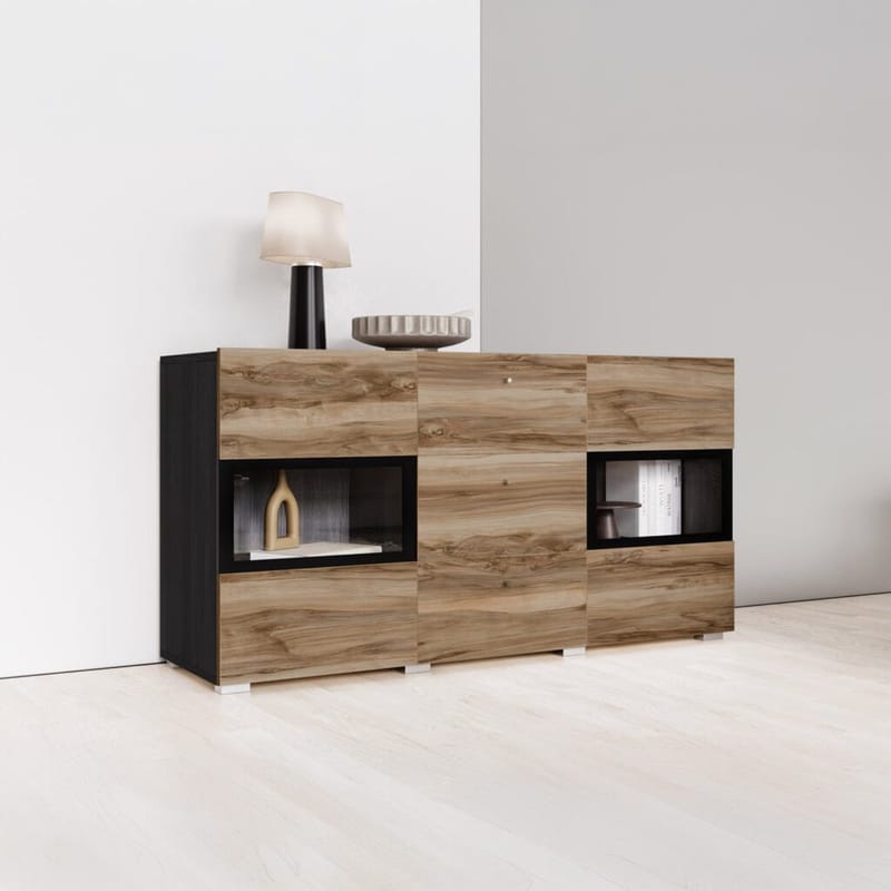 Skjenk Baros 2 Dører med 3 Skuffer - Touchwood - Oppbevaring - Oppbevaringsmøbler - Sideboard & skjenker