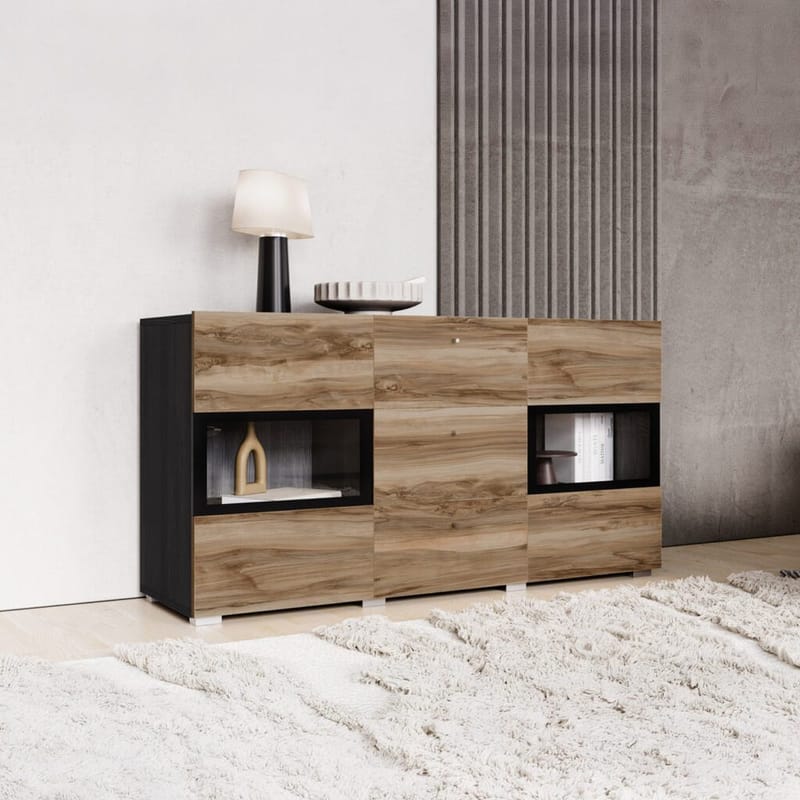 Skjenk Baros 2 Dører med 3 Skuffer - Touchwood - Oppbevaring - Oppbevaringsmøbler - Sideboard & skjenker