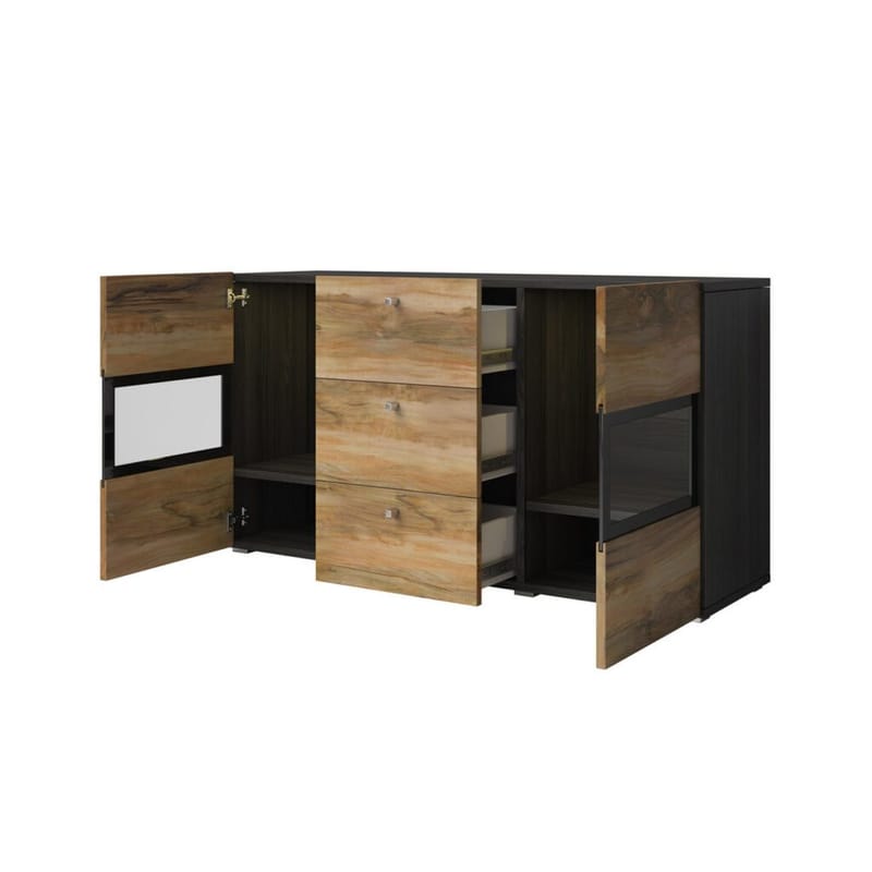 Skjenk Baros 2 Dører med 3 Skuffer - Touchwood - Oppbevaring - Oppbevaringsmøbler - Sideboard & skjenker