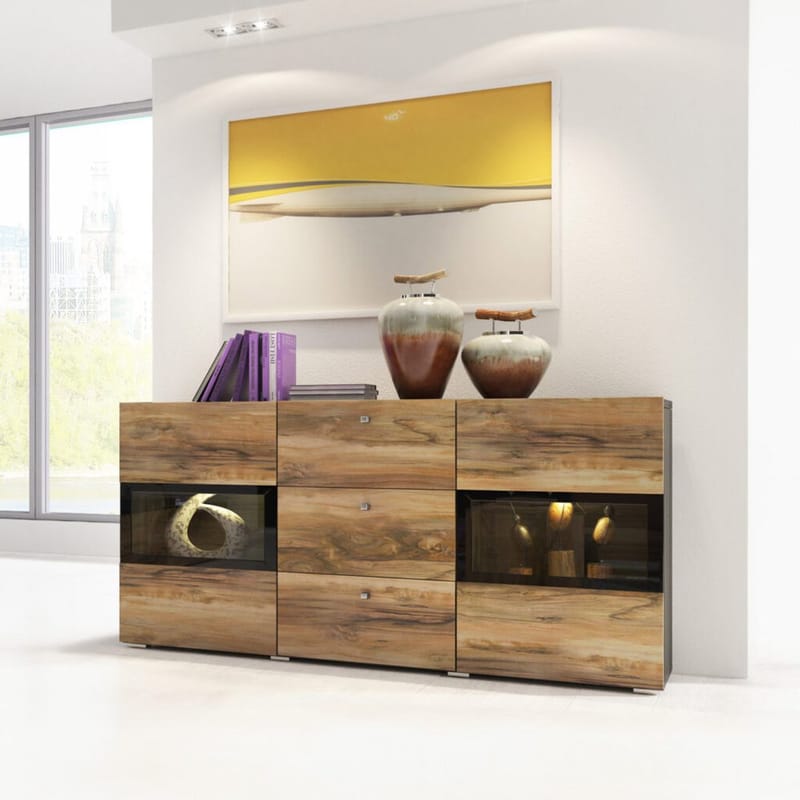 Skjenk Baros 2 Dører med 3 Skuffer - Touchwood - Oppbevaring - Oppbevaringsmøbler - Sideboard & skjenker