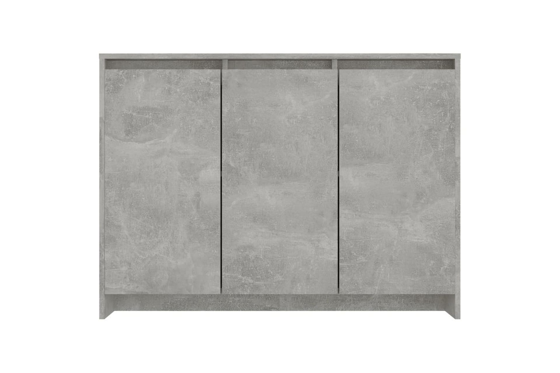 Skjenk betonggrå 102x33x75 cm sponplate - Grå - Oppbevaring - Oppbevaringsmøbler - Sideboard & skjenker