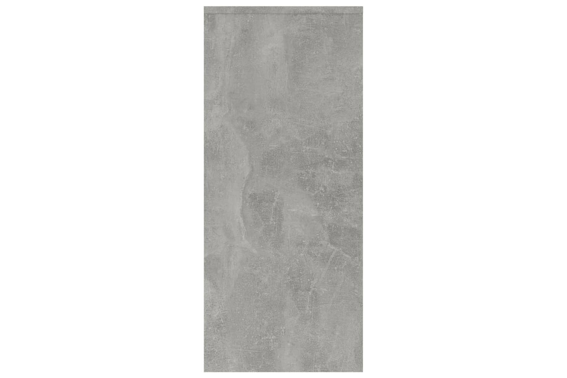 Skjenk betonggrå 102x33x75 cm sponplate - Grå - Oppbevaring - Oppbevaringsmøbler - Sideboard & skjenker