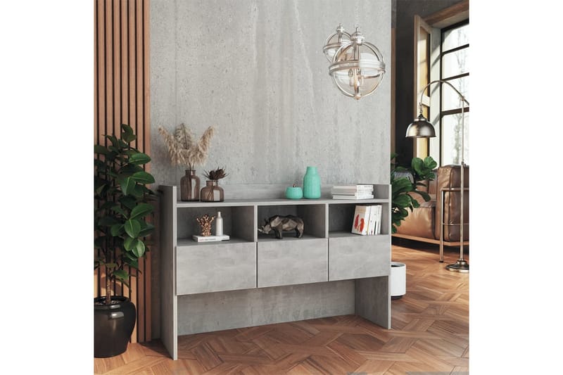 Skjenk betonggrå 105x30x70 cm sponplate - Grå - Sideboard & skjenker