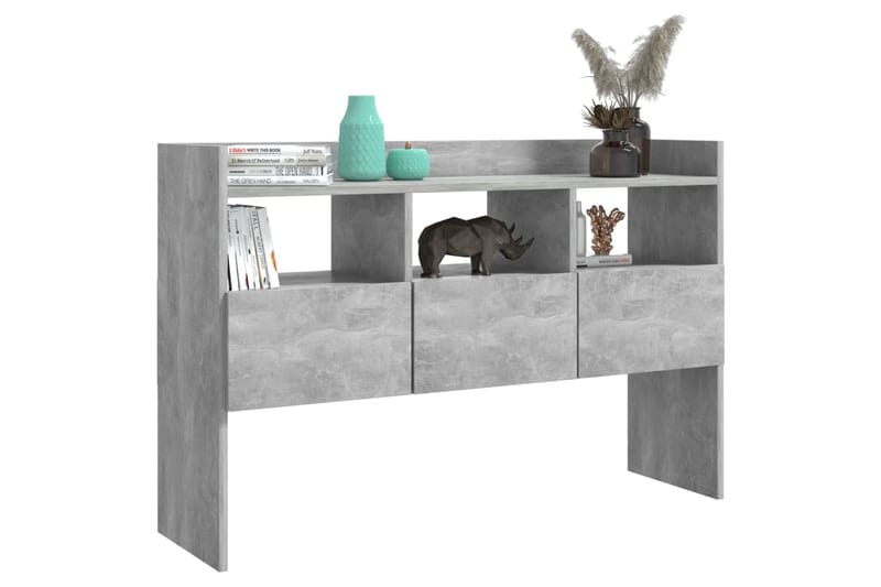 Skjenk betonggrå 105x30x70 cm sponplate - Grå - Sideboard & skjenker