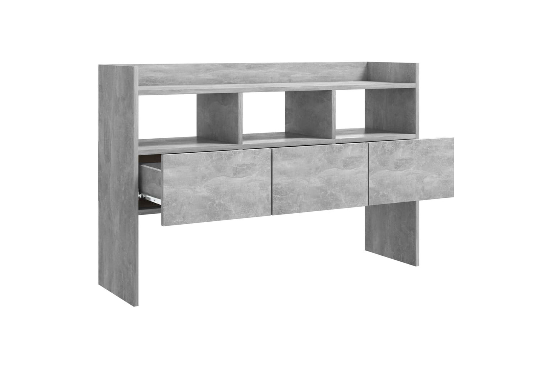 Skjenk betonggrå 105x30x70 cm sponplate - Grå - Oppbevaring - Oppbevaringsmøbler - Sideboard & skjenker