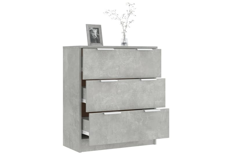 Skjenk betonggrå 60x30x70 cm konstruert tre - Grå - Oppbevaring - Oppbevaringsmøbler - Sideboard & skjenker