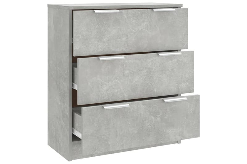 Skjenk betonggrå 60x30x70 cm konstruert tre - Grå - Sideboard & skjenker