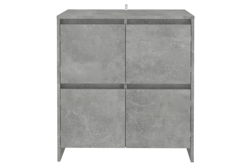Skjenk betonggrå 70x41x75 cm sponplate - Grå - Oppbevaring - Oppbevaringsmøbler - Sideboard & skjenker