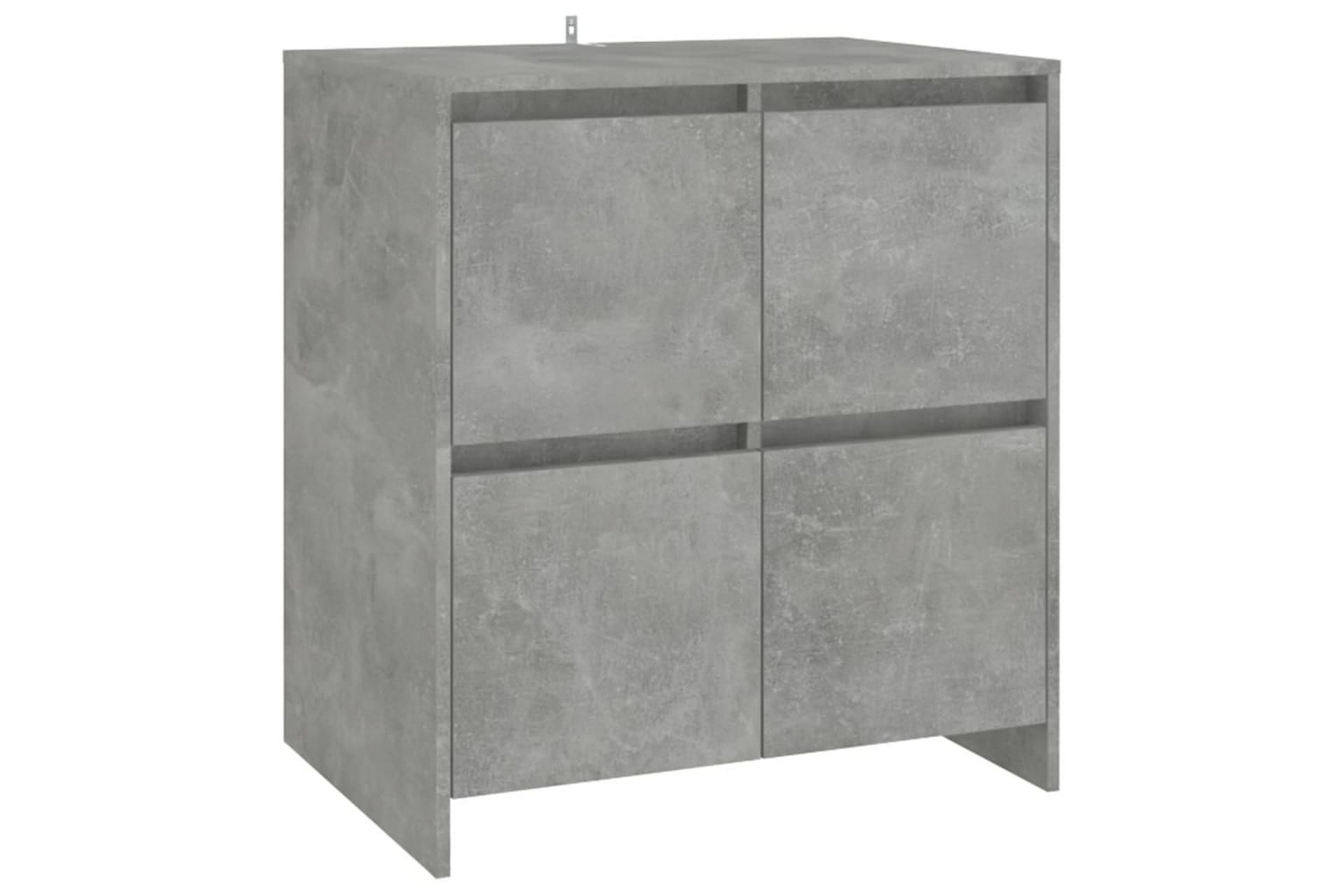 Skjenk betonggrå 70x41x75 cm sponplate - Grå - Oppbevaring - Oppbevaringsmøbler - Sideboard & skjenker