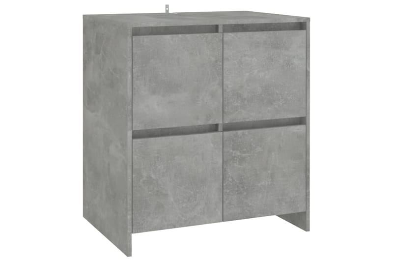 Skjenk betonggrå 70x41x75 cm sponplate - Grå - Oppbevaring - Oppbevaringsmøbler - Sideboard & skjenker