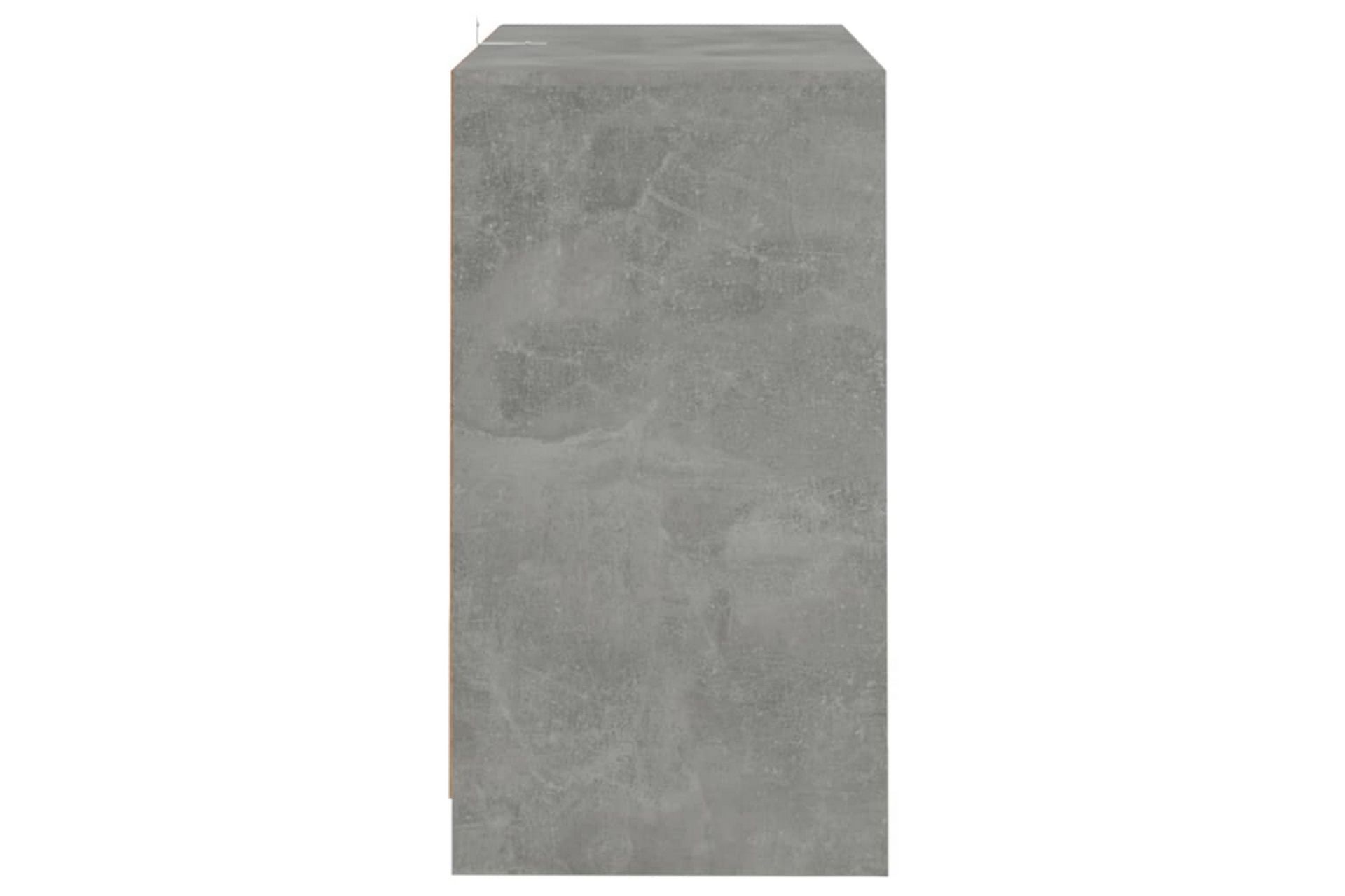 Skjenk betonggrå 70x41x75 cm sponplate - Grå - Oppbevaring - Oppbevaringsmøbler - Sideboard & skjenker