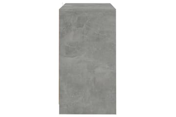 Skjenk betonggrå 70x41x75 cm sponplate - Grå - Oppbevaring - Oppbevaringsmøbler - Sideboard & skjenker
