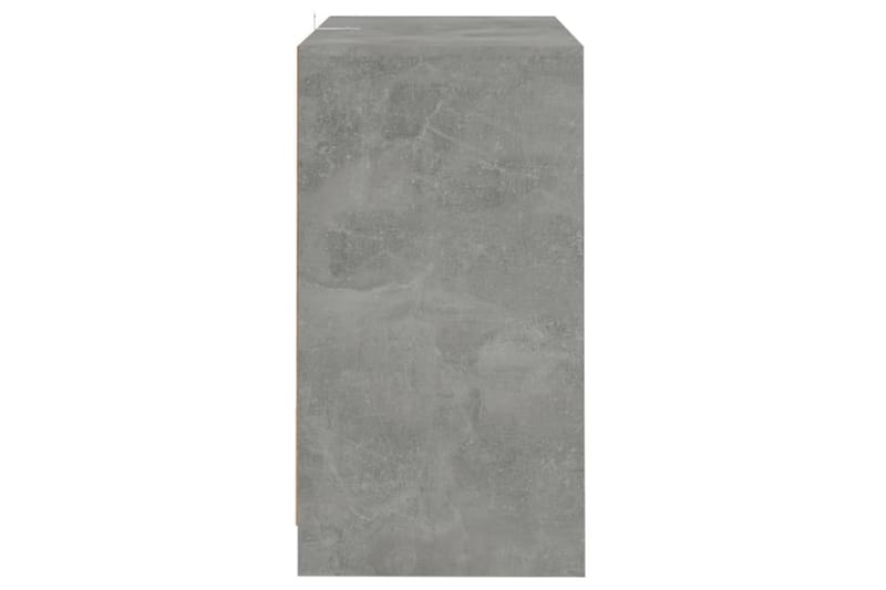 Skjenk betonggrå 70x41x75 cm sponplate - Grå - Oppbevaring - Oppbevaringsmøbler - Sideboard & skjenker