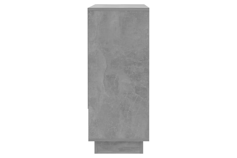 Skjenk betonggrå 97x31x75 cm sponplate - Grå - Oppbevaring - Oppbevaringsmøbler - Sideboard & skjenker