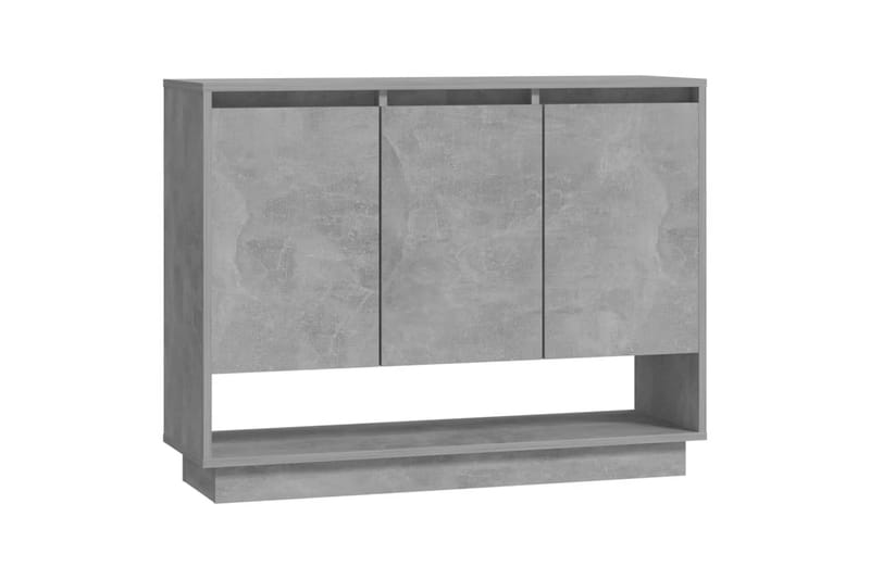 Skjenk betonggrå 97x31x75 cm sponplate - Grå - Oppbevaring - Oppbevaringsmøbler - Sideboard & skjenker