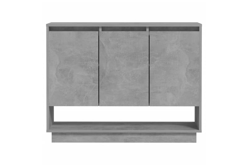 Skjenk betonggrå 97x31x75 cm sponplate - Grå - Oppbevaring - Oppbevaringsmøbler - Sideboard & skjenker