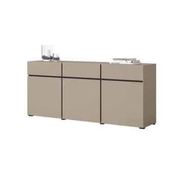 Skjenk Cross 3 Dører med 3 Skuffer - Congo - Svart - Oppbevaring - Oppbevaringsmøbler - Sideboard & skjenker