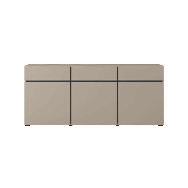Skjenk Cross 3 Dører med 3 Skuffer - Congo - Svart - Oppbevaring - Oppbevaringsmøbler - Sideboard & skjenker