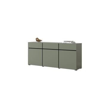 Skjenk Cross 3 Dører med 3 Skuffer - Grønn - Svart - Oppbevaring - Oppbevaringsmøbler - Sideboard & skjenker
