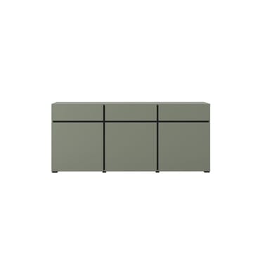 Skjenk Cross 3 Dører med 3 Skuffer - Grønn - Svart - Oppbevaring - Oppbevaringsmøbler - Sideboard & skjenker