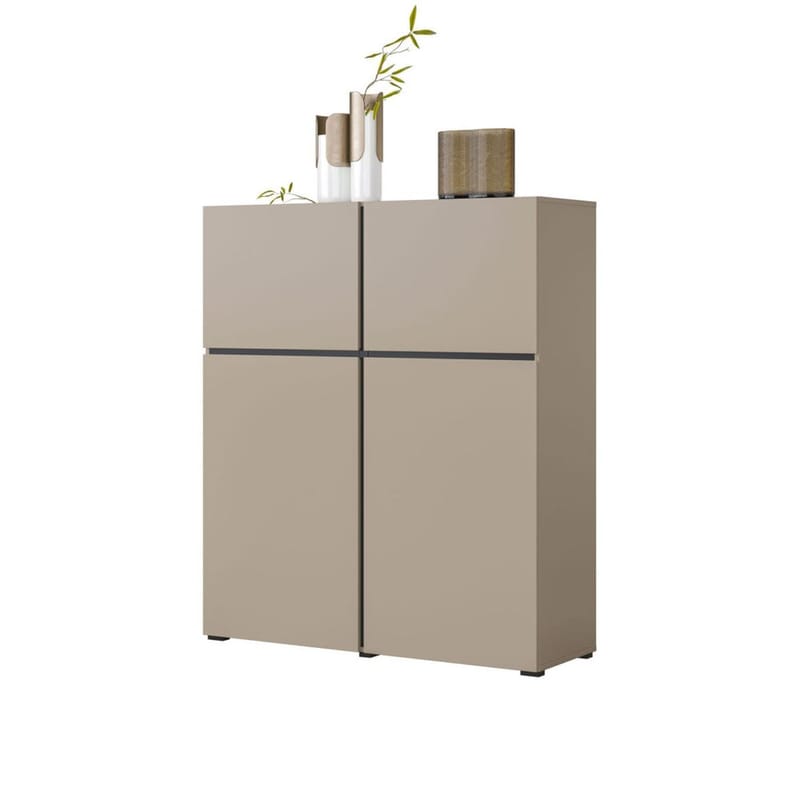 Skjenk Cross 4 Dører - Congo - Svart - Oppbevaring - Oppbevaringsmøbler - Sideboard & skjenker