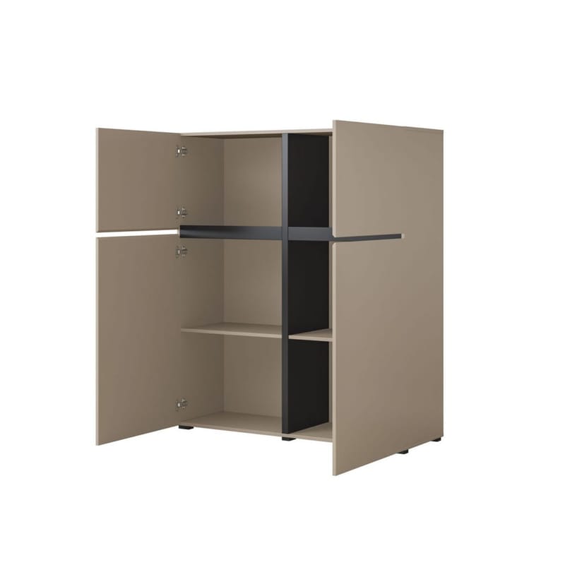 Skjenk Cross 4 Dører - Congo - Svart - Oppbevaring - Oppbevaringsmøbler - Sideboard & skjenker