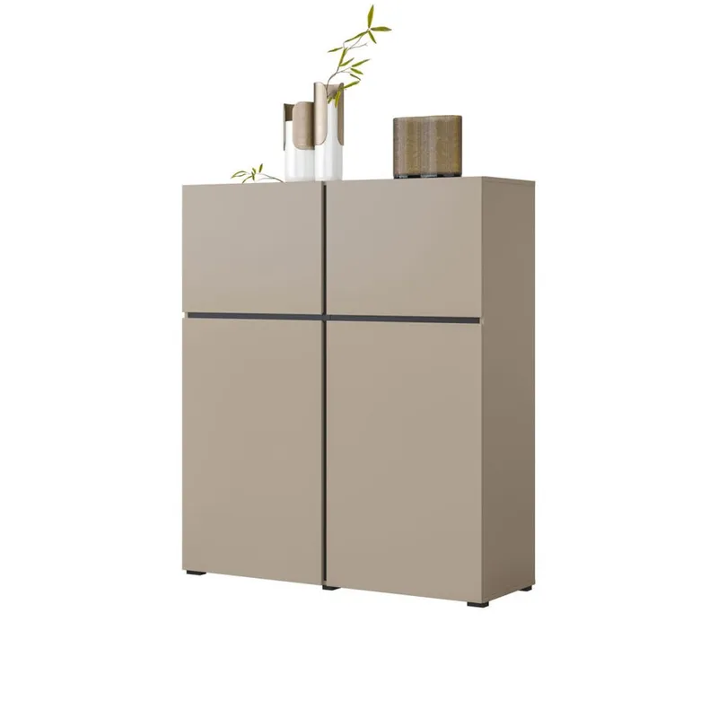 Skjenk Cross 4 Dører - Congo - Svart - Oppbevaring - Oppbevaringsmøbler - Sideboard & skjenker