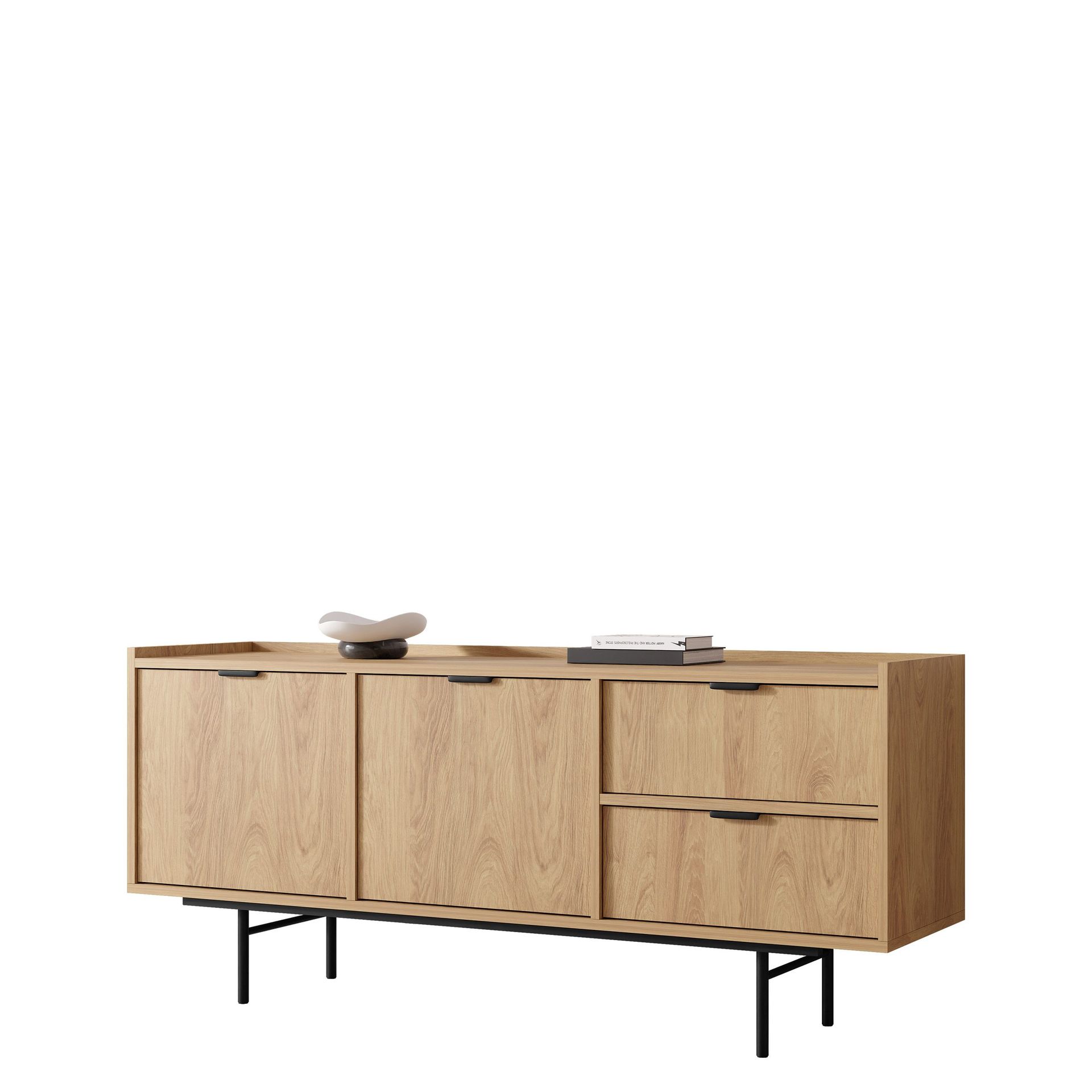 skjenk Edison Hickory-eik - Hickory-eik