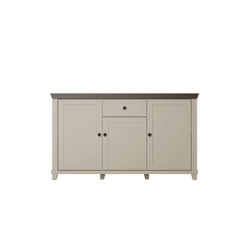 Skjenk Evora 3 dører 1 skuff - Lys Beige - Oppbevaring - Oppbevaringsmøbler - Sideboard & skjenker